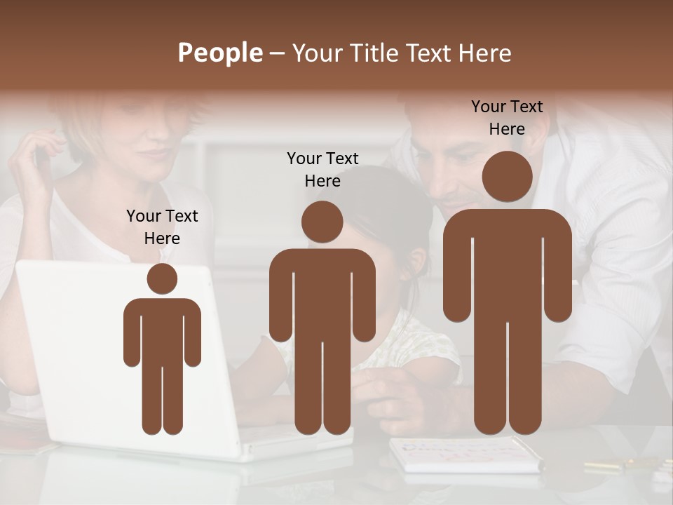 Child Online Balance PowerPoint Template