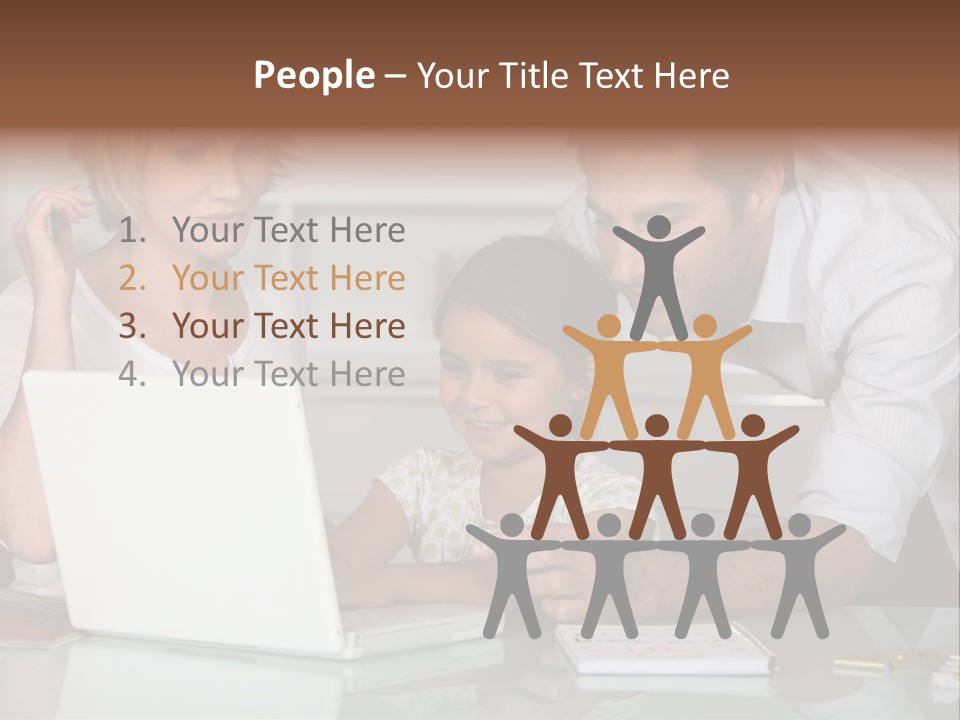 Child Online Balance PowerPoint Template