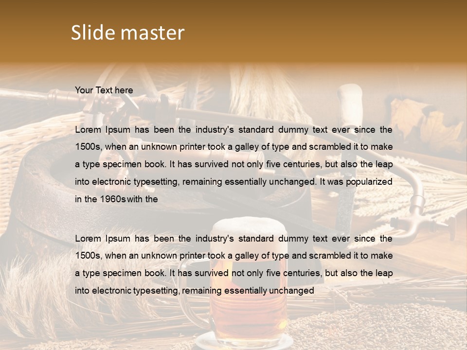 Felly Wheel Malt PowerPoint Template