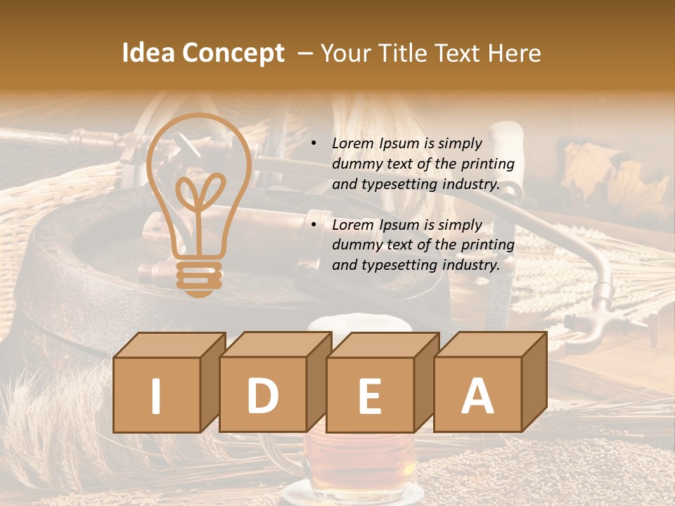 Felly Wheel Malt PowerPoint Template
