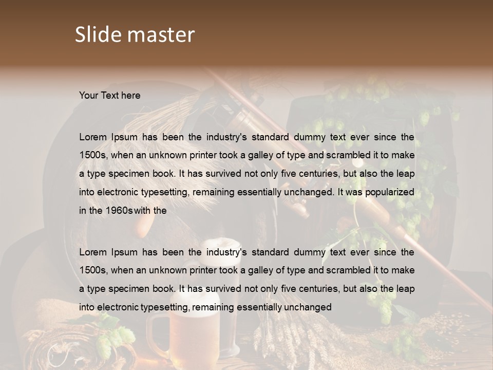 Old Cereal Vintage PowerPoint Template