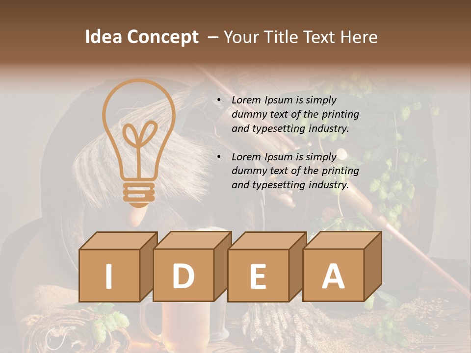 Old Cereal Vintage PowerPoint Template