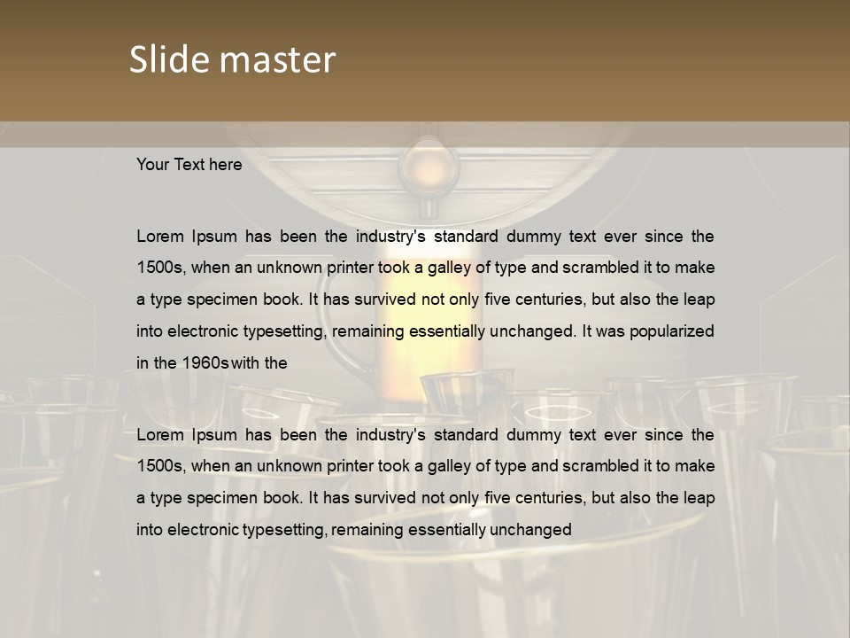 Closeup Legno Freddo PowerPoint Template