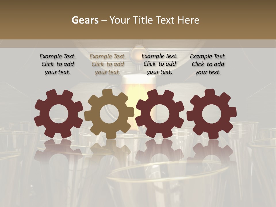 Closeup Legno Freddo PowerPoint Template