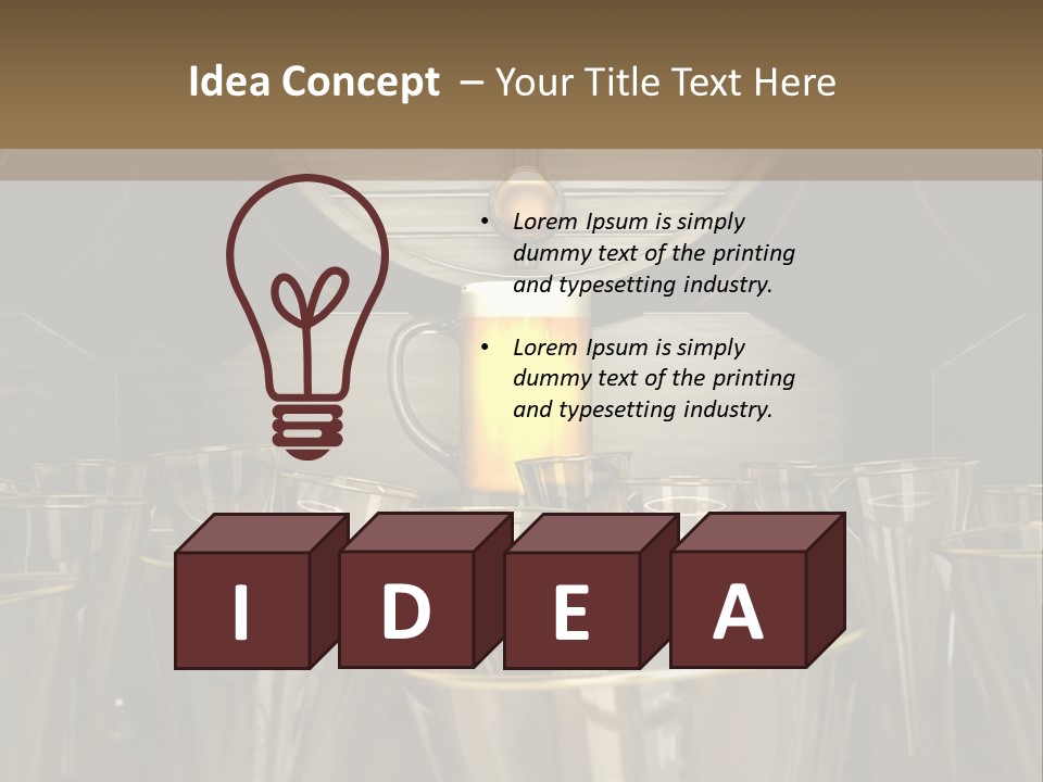 Closeup Legno Freddo PowerPoint Template