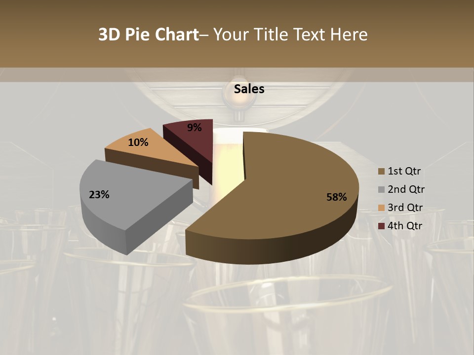 Closeup Legno Freddo PowerPoint Template