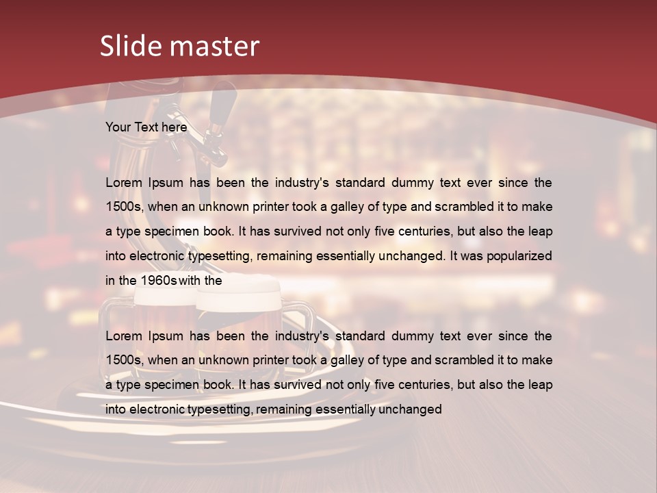 Bicchiere Cantina Assortimento PowerPoint Template