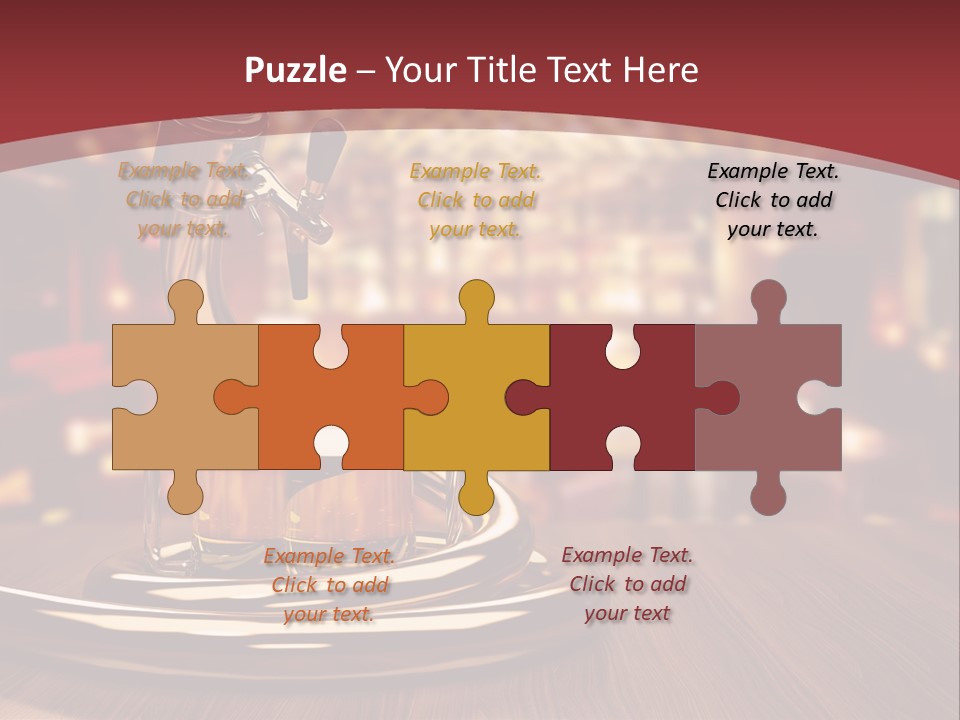 Bicchiere Cantina Assortimento PowerPoint Template