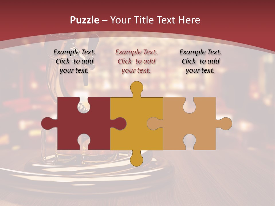 Bicchiere Cantina Assortimento PowerPoint Template