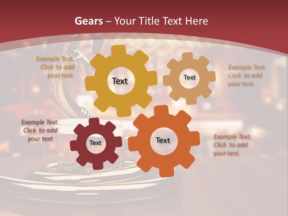 Bicchiere Cantina Assortimento PowerPoint Template