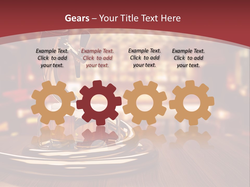 Bicchiere Cantina Assortimento PowerPoint Template