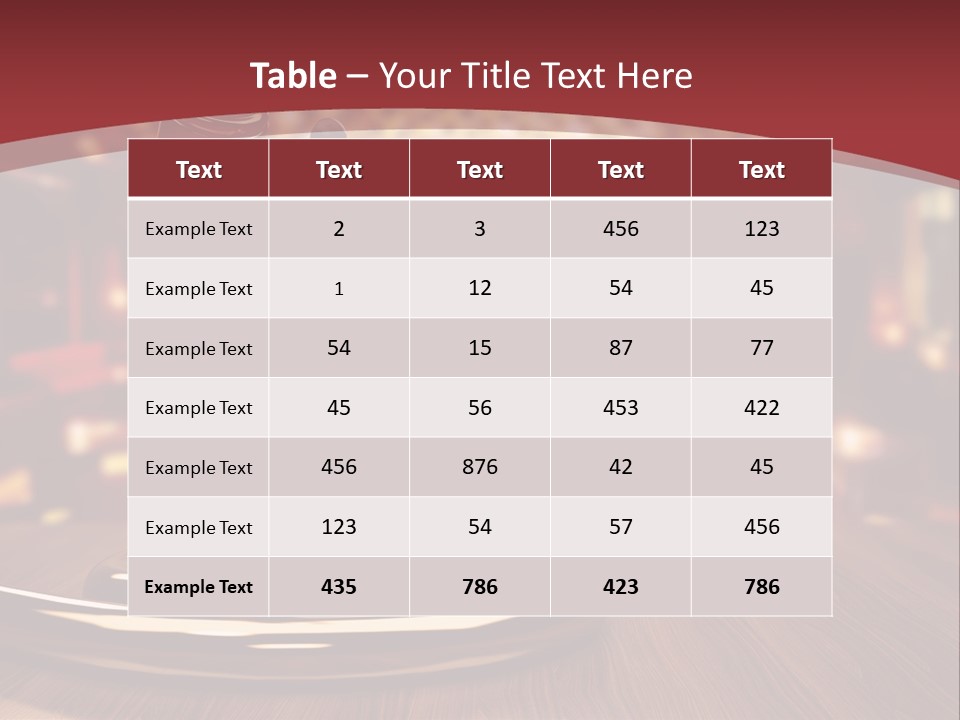 Bicchiere Cantina Assortimento PowerPoint Template