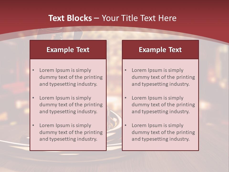 Bicchiere Cantina Assortimento PowerPoint Template