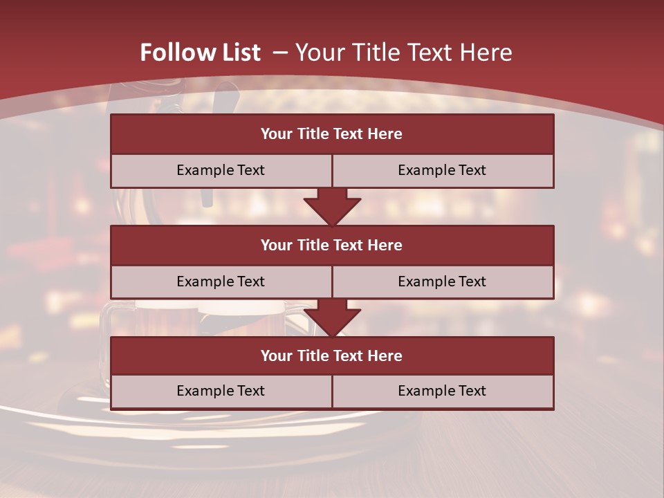 Bicchiere Cantina Assortimento PowerPoint Template