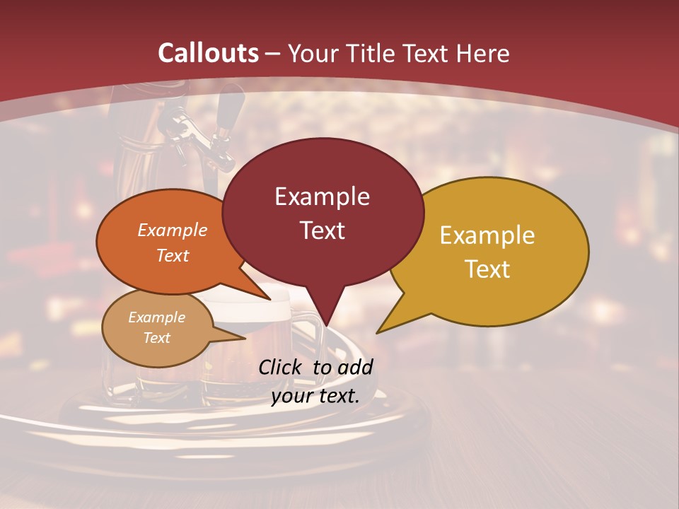 Bicchiere Cantina Assortimento PowerPoint Template