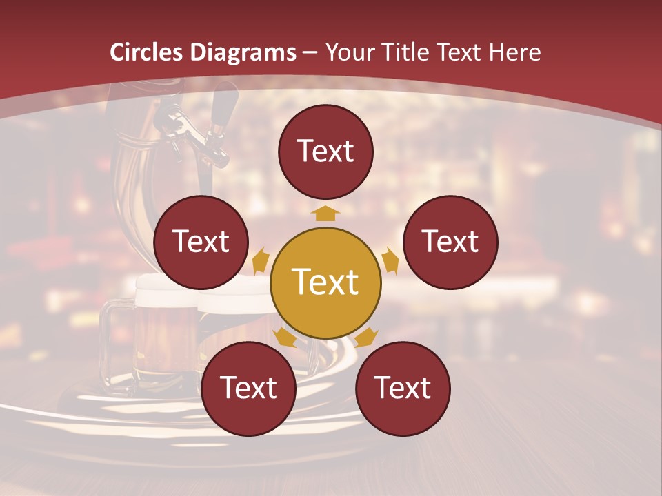 Bicchiere Cantina Assortimento PowerPoint Template