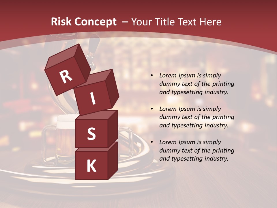 Bicchiere Cantina Assortimento PowerPoint Template