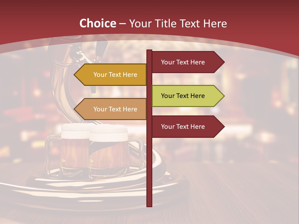 Bicchiere Cantina Assortimento PowerPoint Template