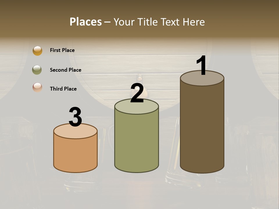 Spazio Bere Bianco PowerPoint Template