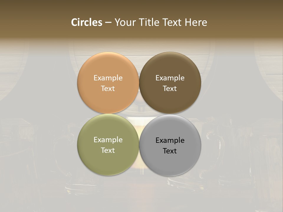 Spazio Bere Bianco PowerPoint Template