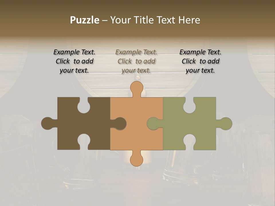 Spazio Bere Bianco PowerPoint Template