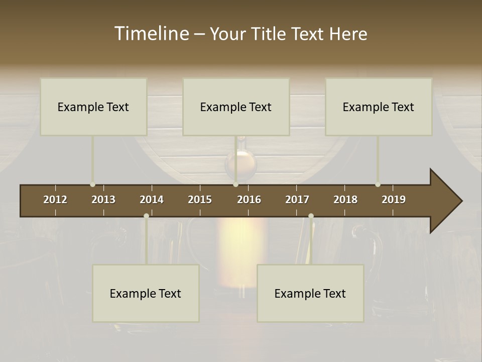 Spazio Bere Bianco PowerPoint Template