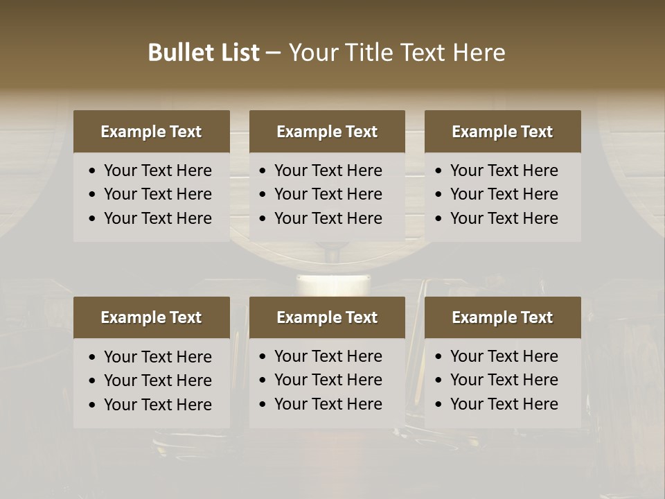 Spazio Bere Bianco PowerPoint Template