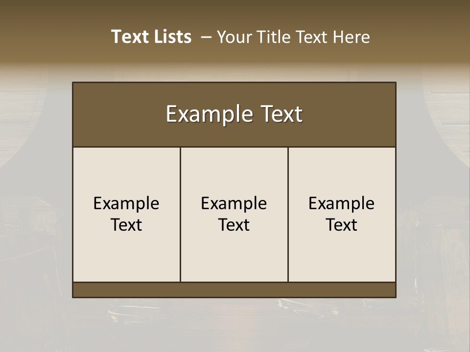 Spazio Bere Bianco PowerPoint Template