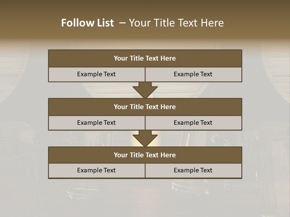 Spazio Bere Bianco PowerPoint Template