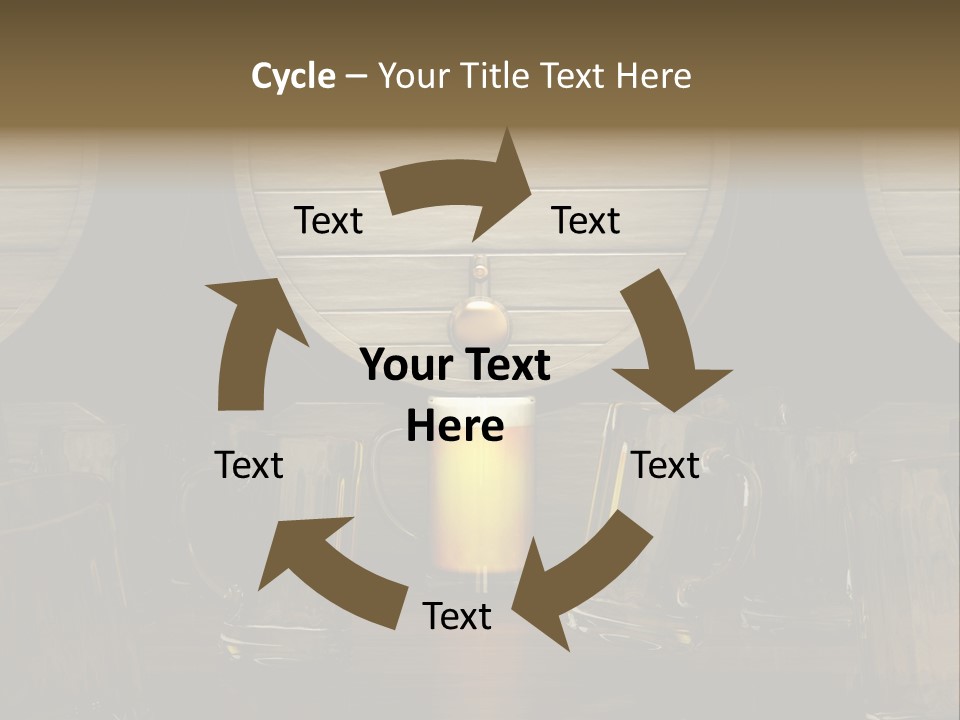 Spazio Bere Bianco PowerPoint Template