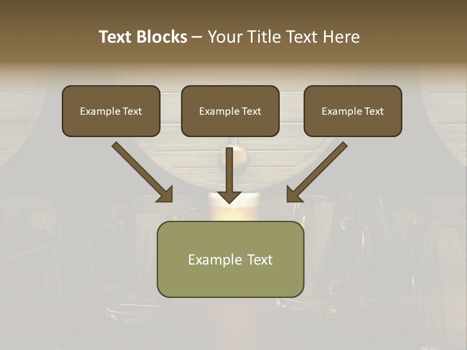 Spazio Bere Bianco PowerPoint Template