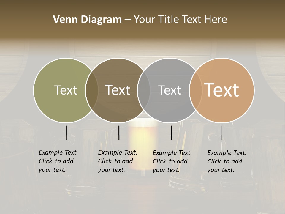 Spazio Bere Bianco PowerPoint Template