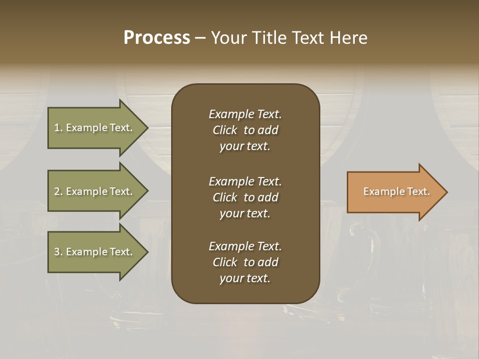 Spazio Bere Bianco PowerPoint Template