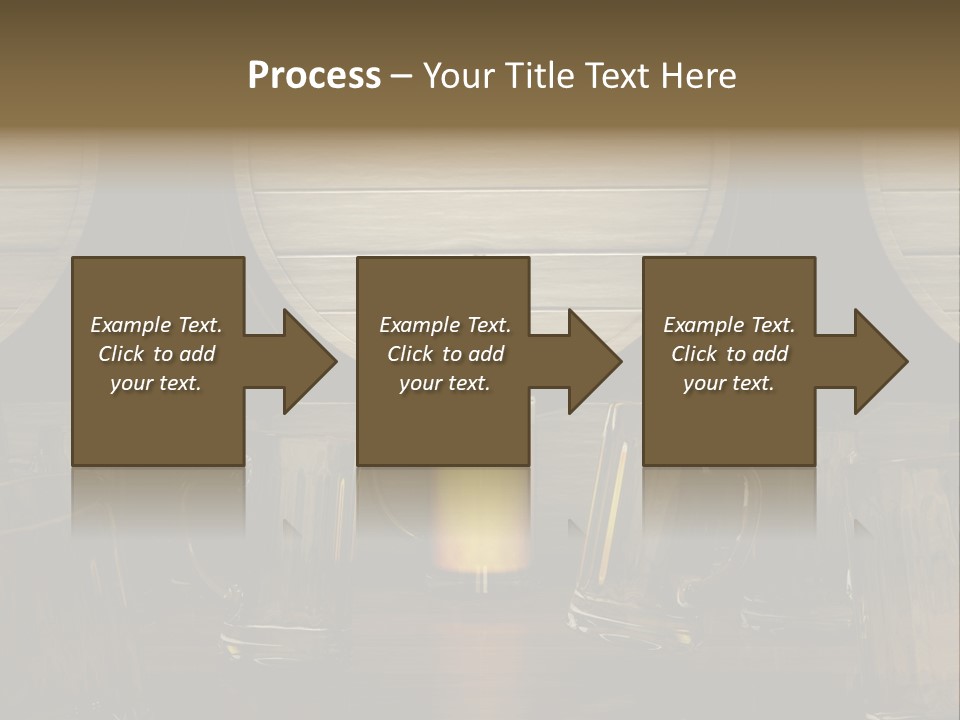 Spazio Bere Bianco PowerPoint Template