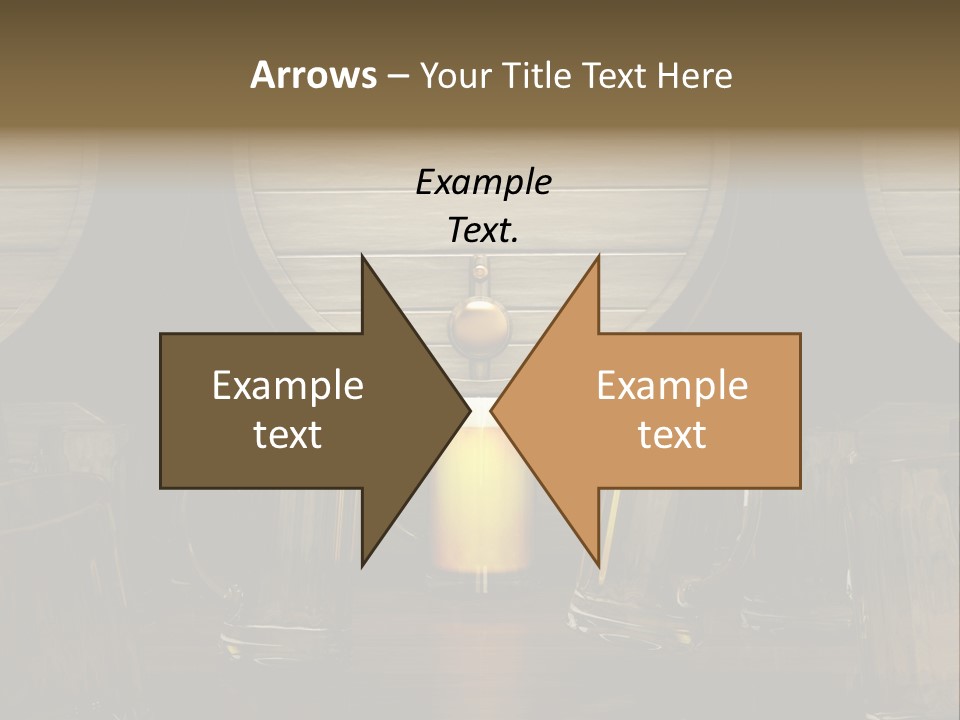 Spazio Bere Bianco PowerPoint Template