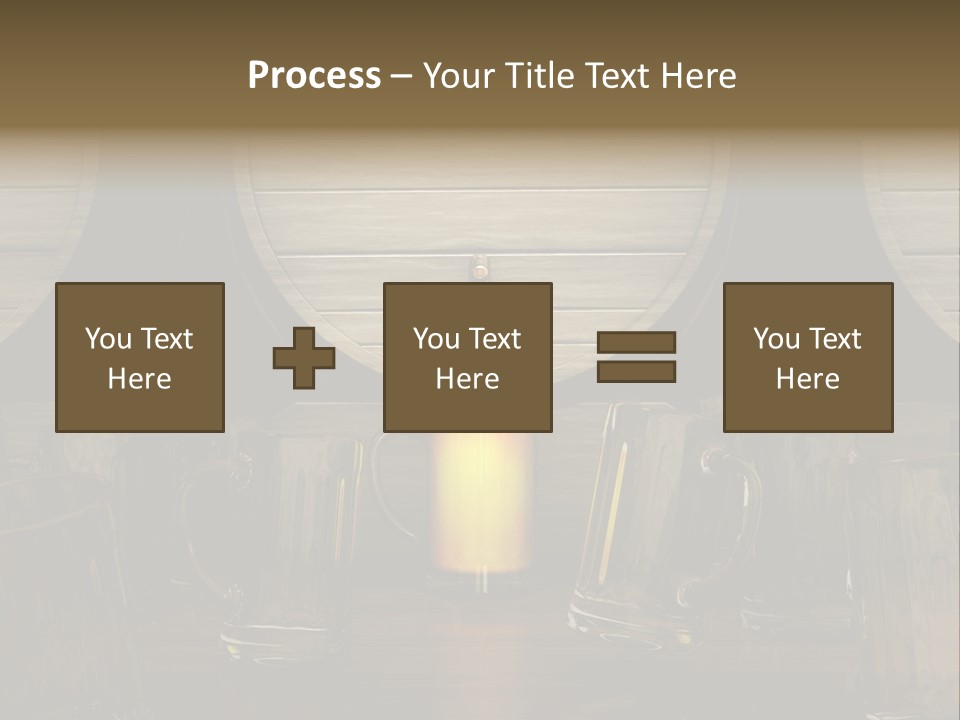 Spazio Bere Bianco PowerPoint Template