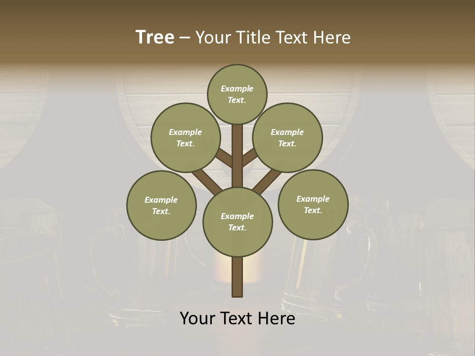 Spazio Bere Bianco PowerPoint Template