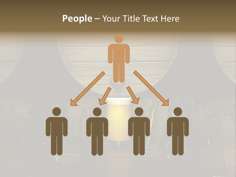 Spazio Bere Bianco PowerPoint Template