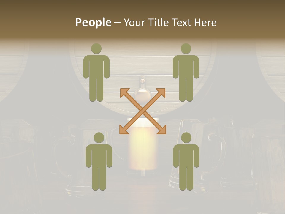 Spazio Bere Bianco PowerPoint Template