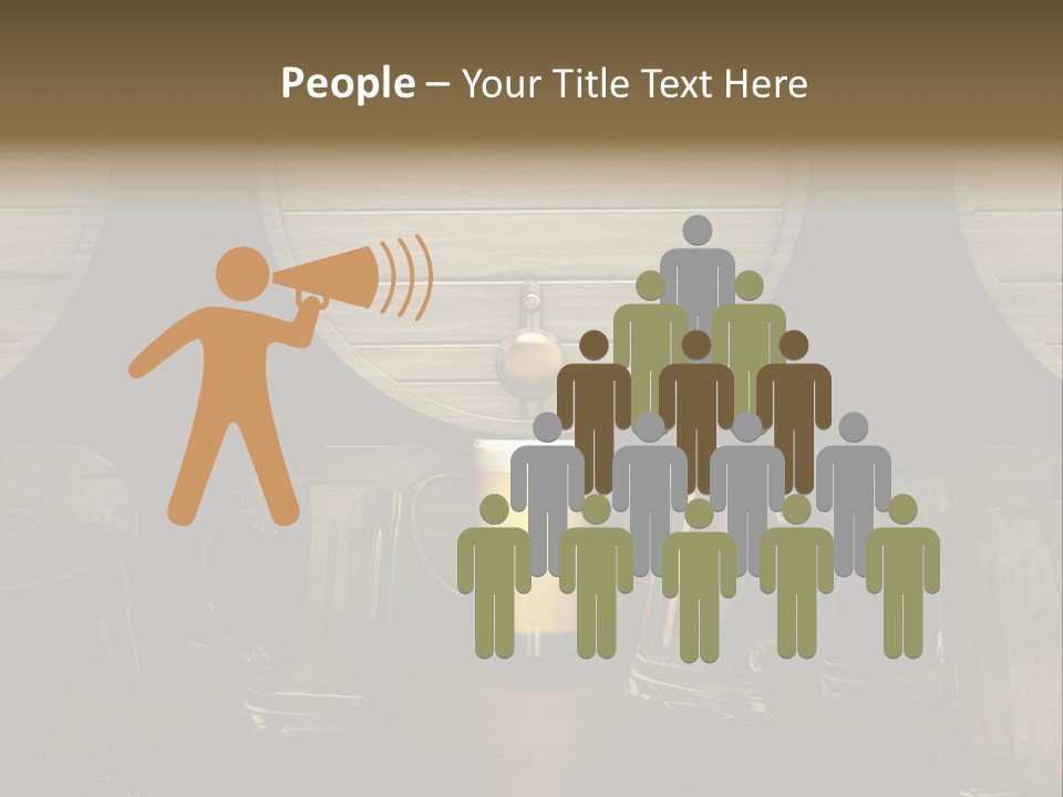 Spazio Bere Bianco PowerPoint Template