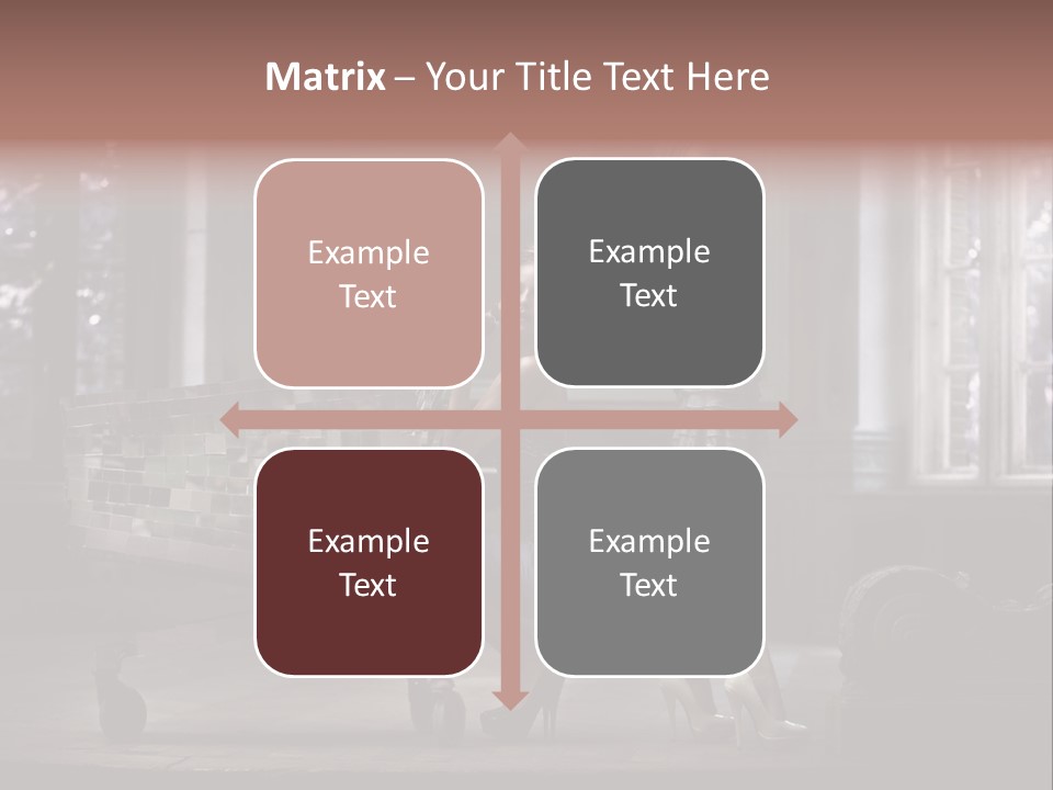 Dress Hugging Blonde PowerPoint Template