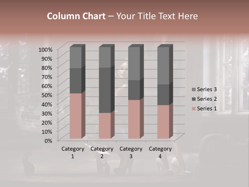 Dress Hugging Blonde PowerPoint Template