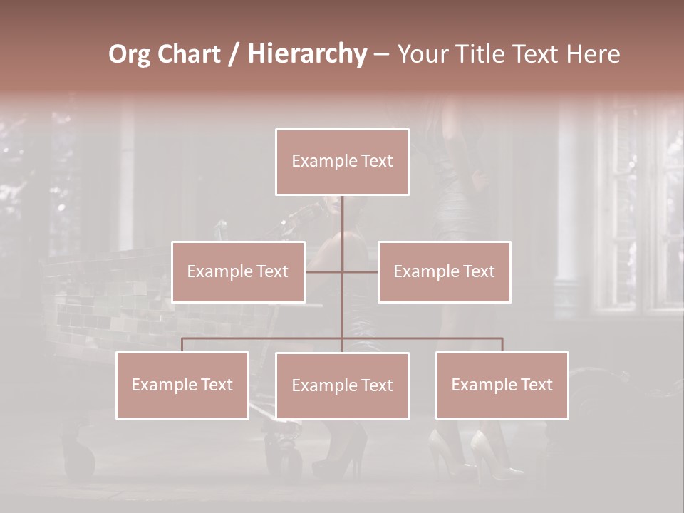 Dress Hugging Blonde PowerPoint Template