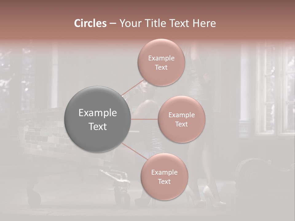 Dress Hugging Blonde PowerPoint Template