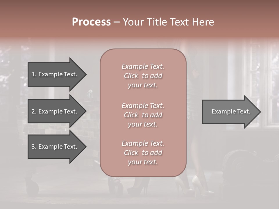 Dress Hugging Blonde PowerPoint Template