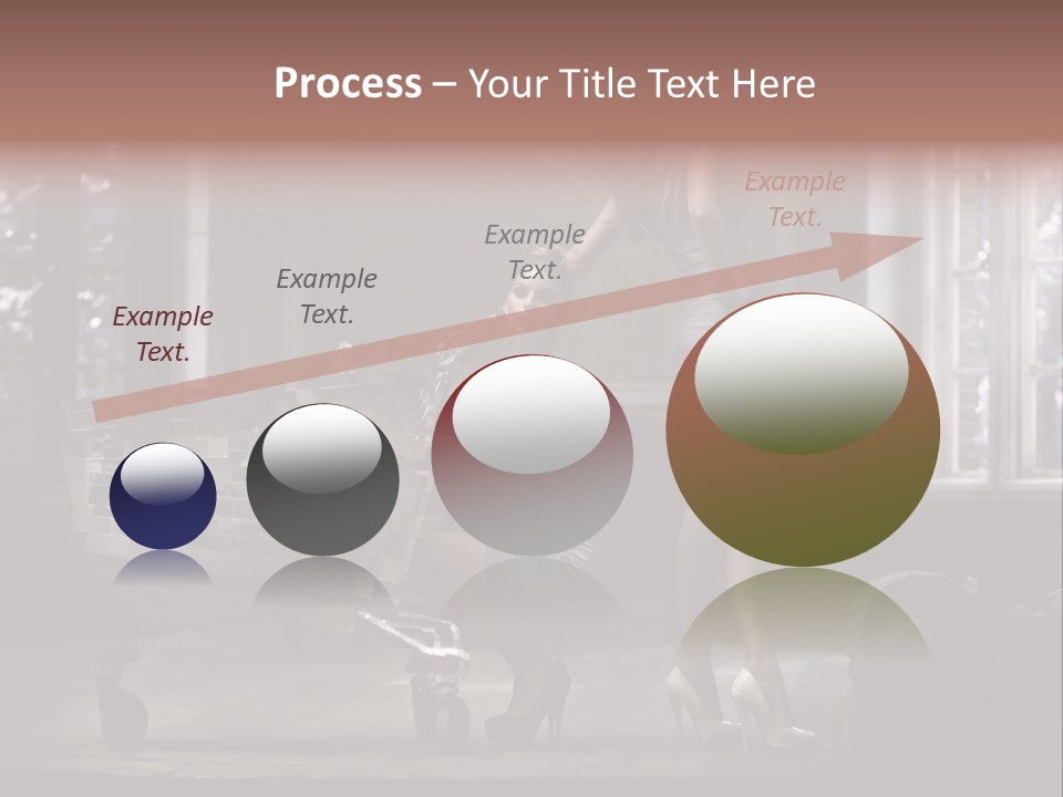 Dress Hugging Blonde PowerPoint Template