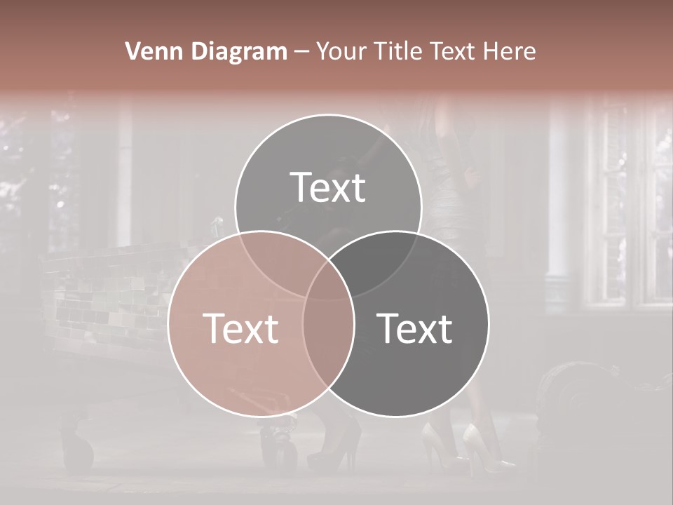 Dress Hugging Blonde PowerPoint Template