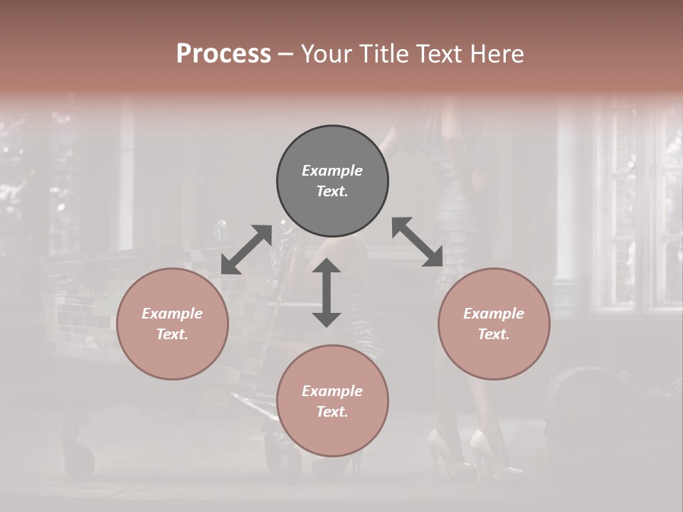 Dress Hugging Blonde PowerPoint Template