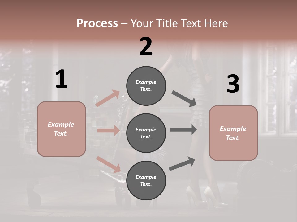 Dress Hugging Blonde PowerPoint Template