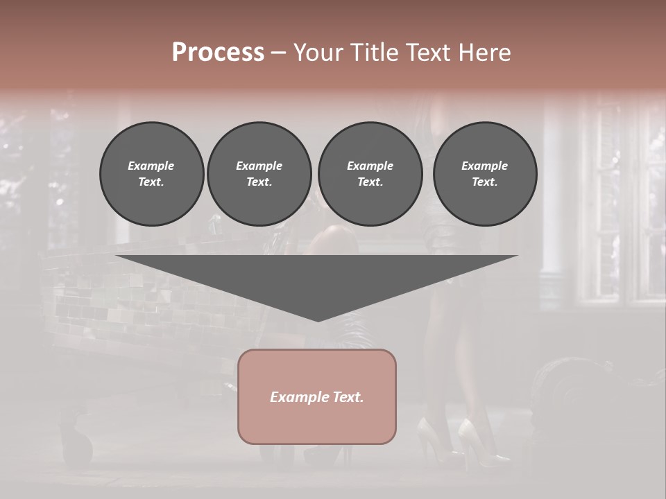 Dress Hugging Blonde PowerPoint Template